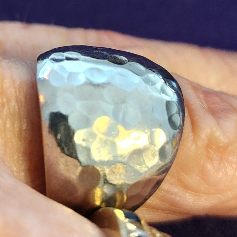 Hammered Silver Ring - image 7